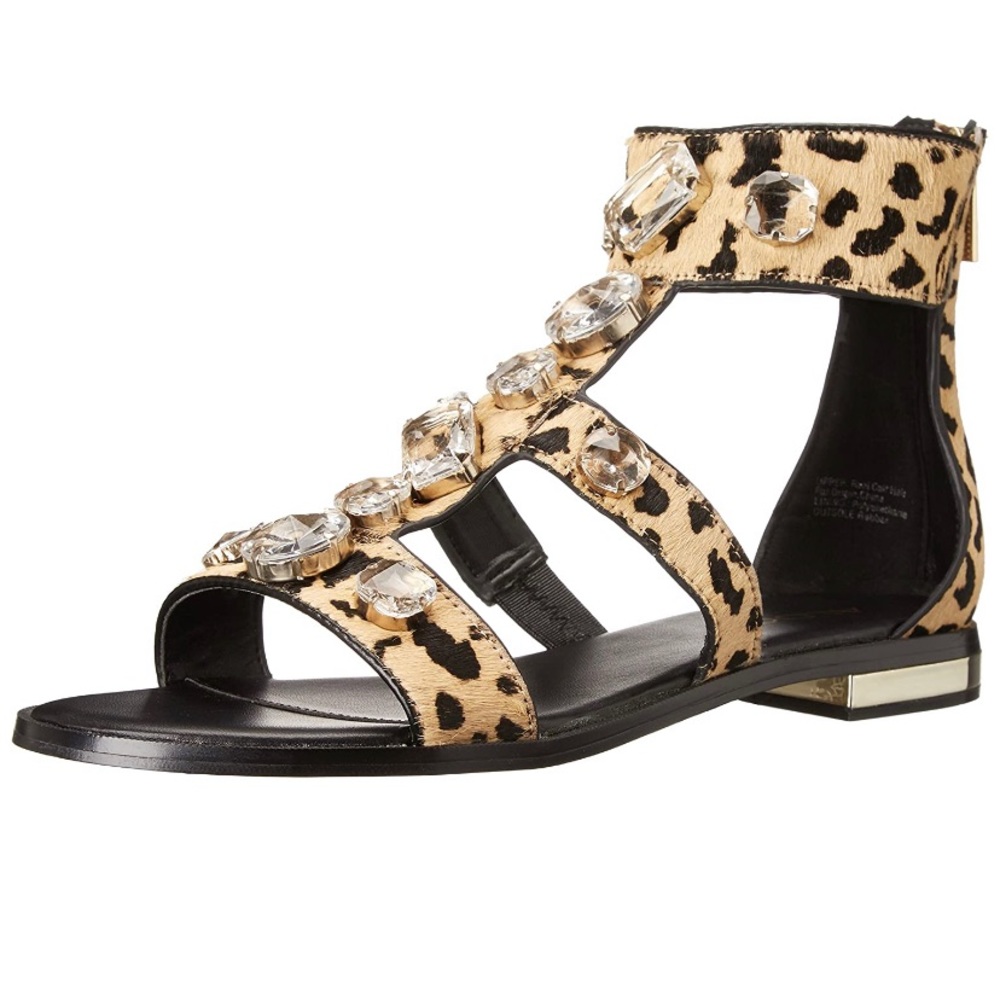 Aldo Leopard gladiator sandals